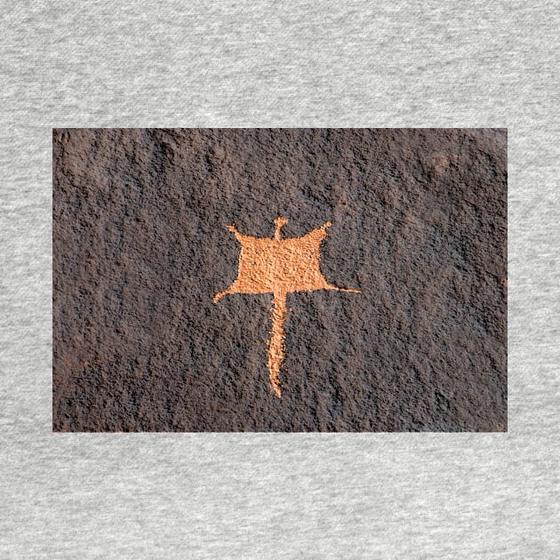 Flying Squirrel rock art by dltphoto